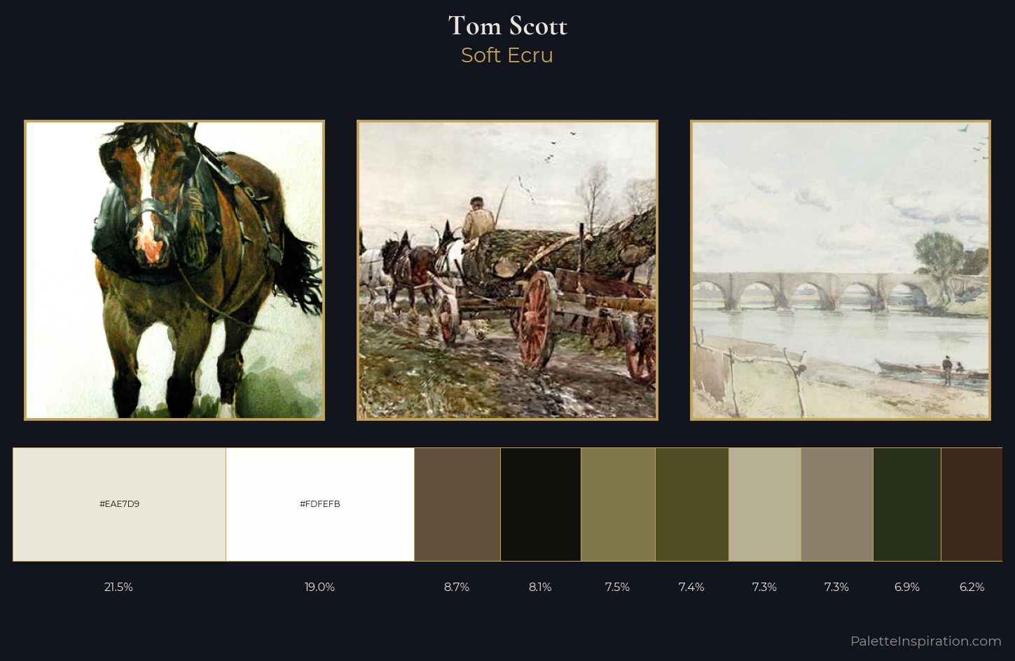 Tom Scott Palette 5 — Soft Ecru