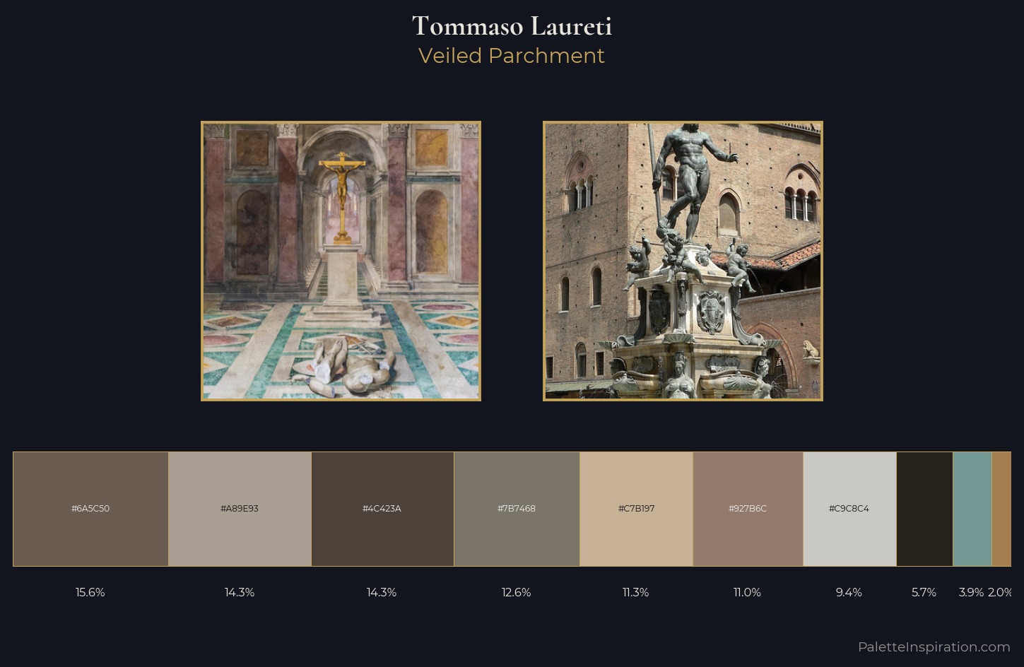 Tommaso Laureti Palette 1 — Veiled Parchment