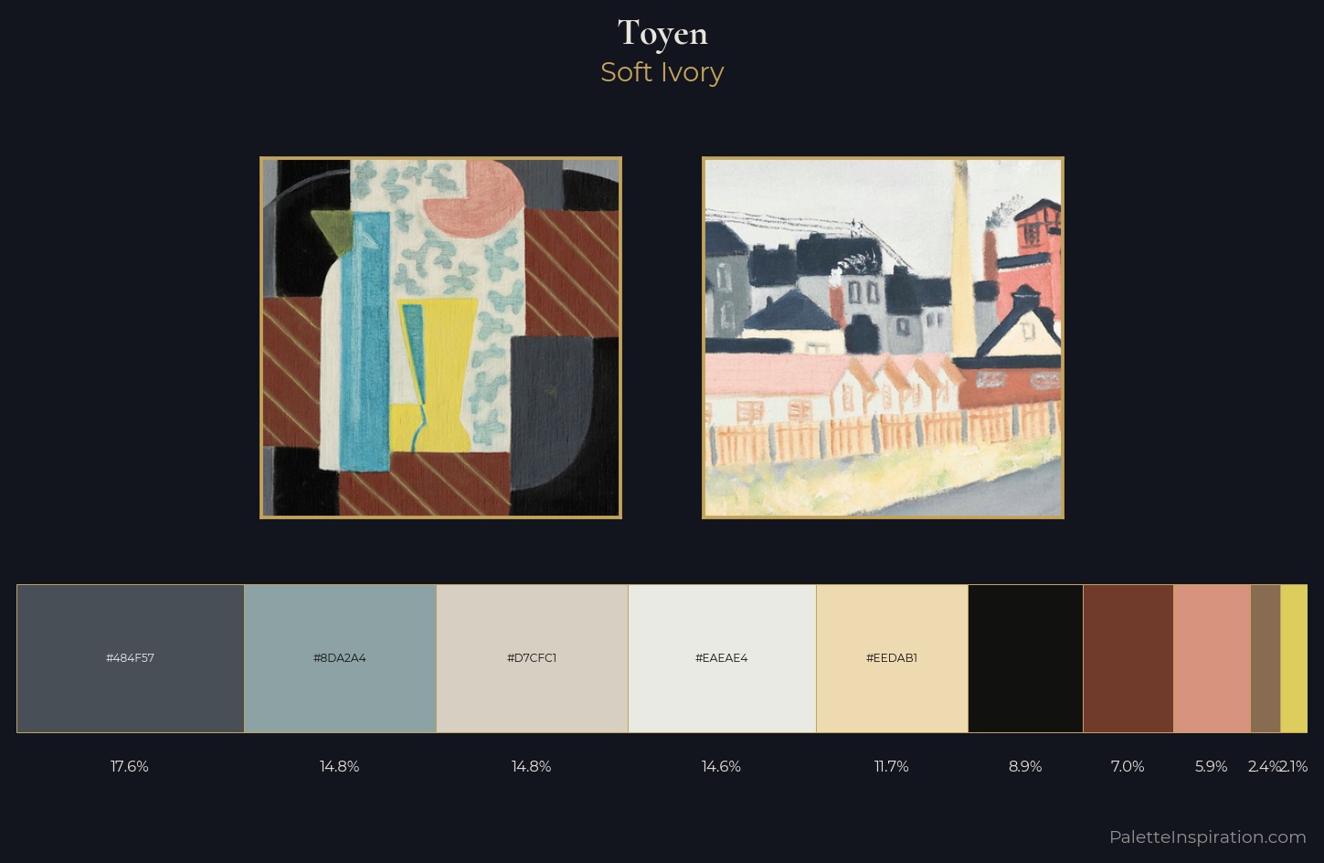 Toyen Palette 1 — Soft Ivory