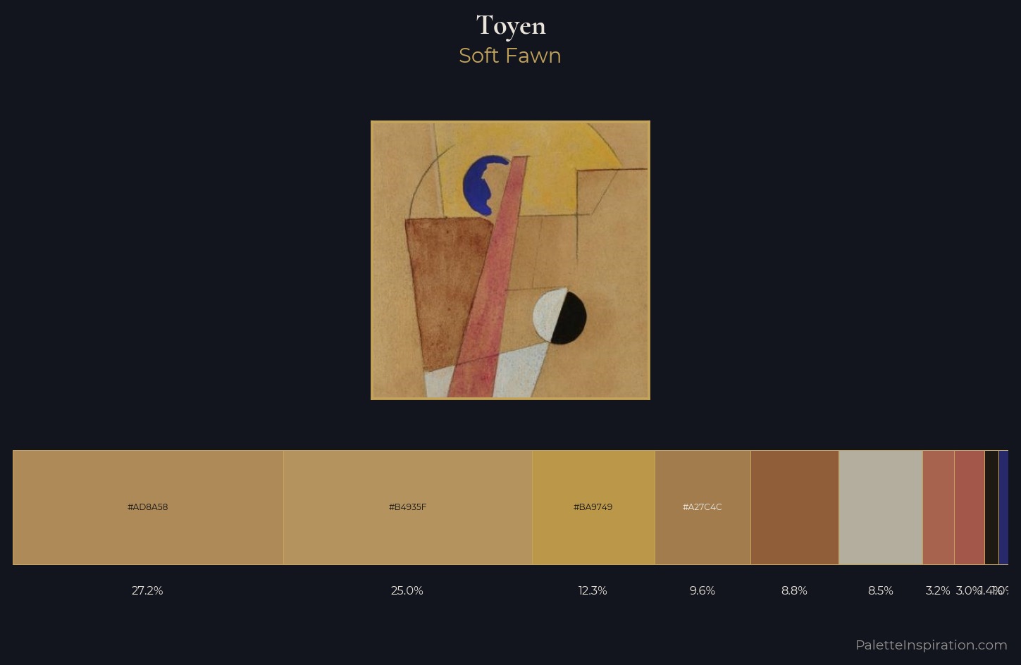 Toyen Palette 3 — Soft Fawn