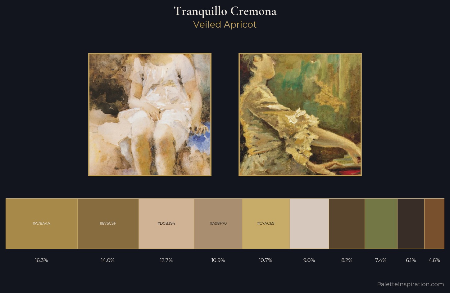 Tranquillo Cremona Palette 1 — Veiled Apricot