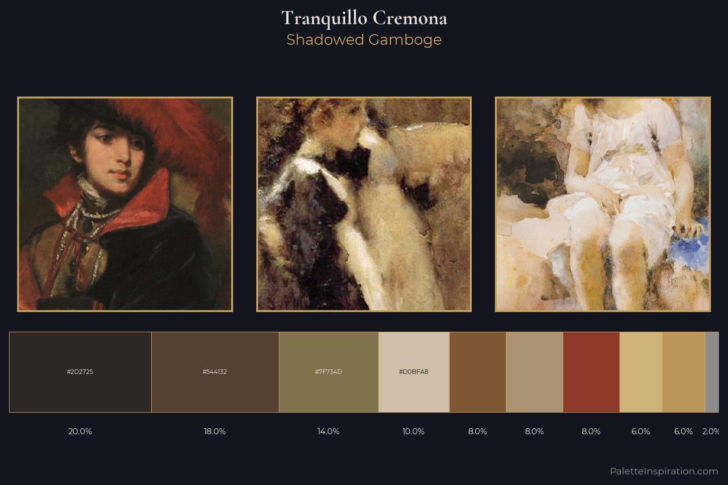 Tranquillo Cremona Master Palette — Shadowed Gamboge