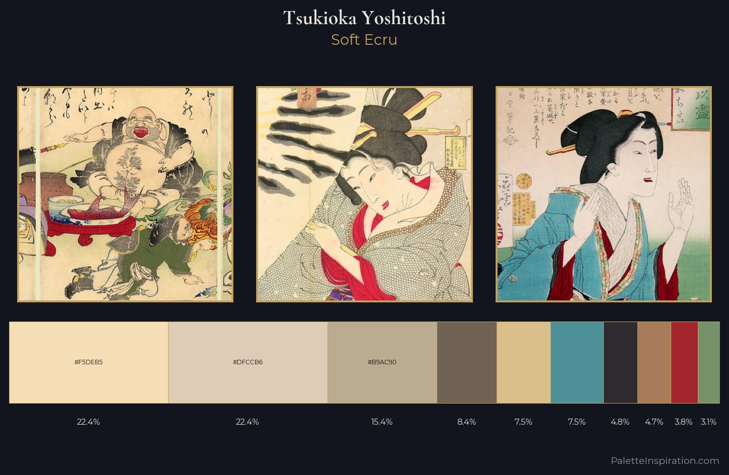 Tsukioka Yoshitoshi Palette 2 — Soft Ecru