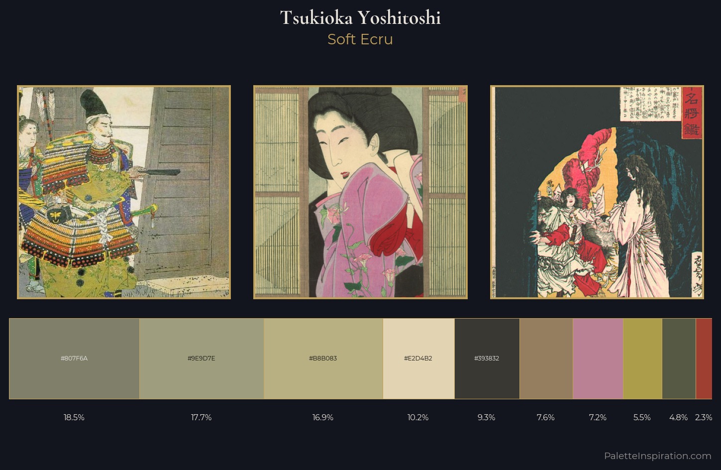 Tsukioka Yoshitoshi Palette 4 — Soft Ecru