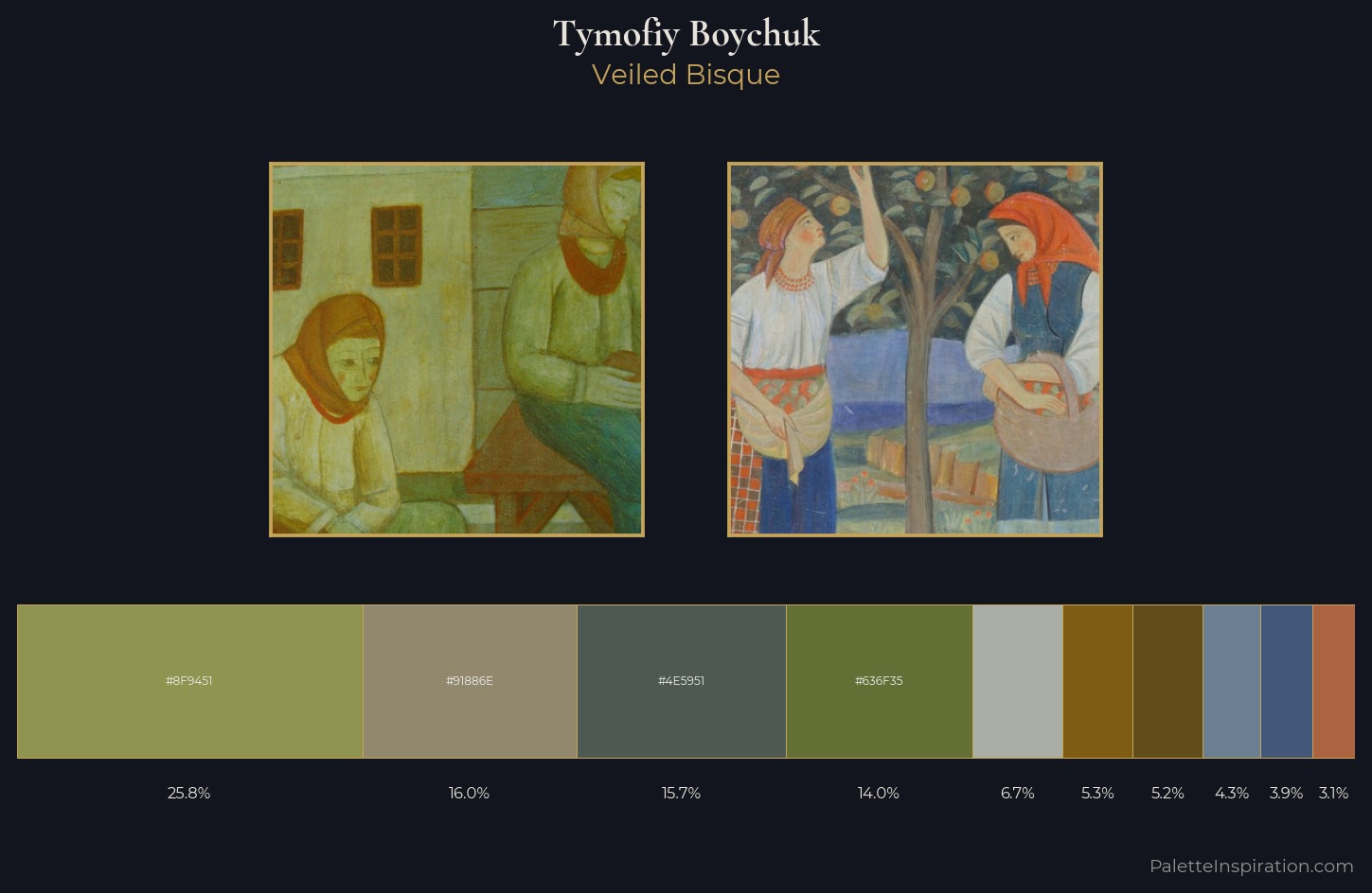 Tymofiy Boychuk Palette 2 — Veiled Bisque