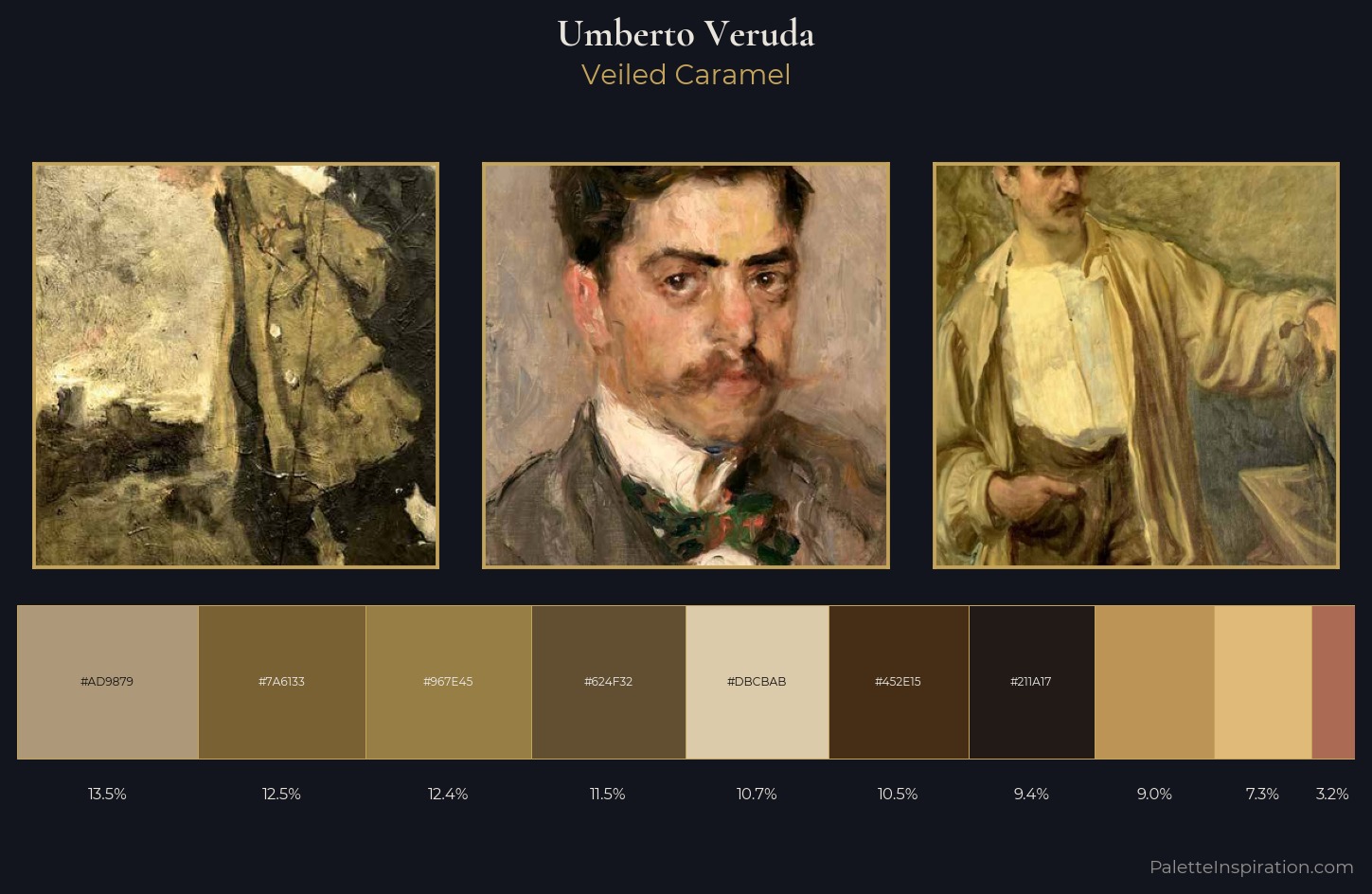 Umberto Veruda Palette 2 — Veiled Caramel