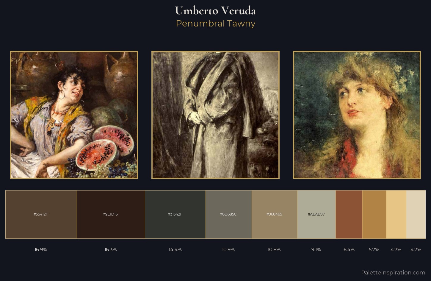 Umberto Veruda Palette 3 — Penumbral Tawny