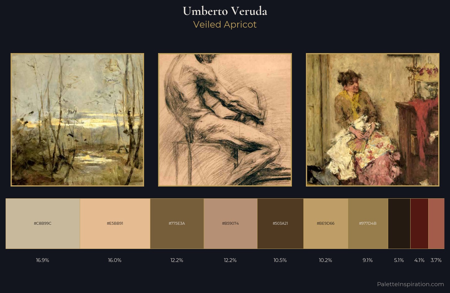 Umberto Veruda Palette 4 — Veiled Apricot