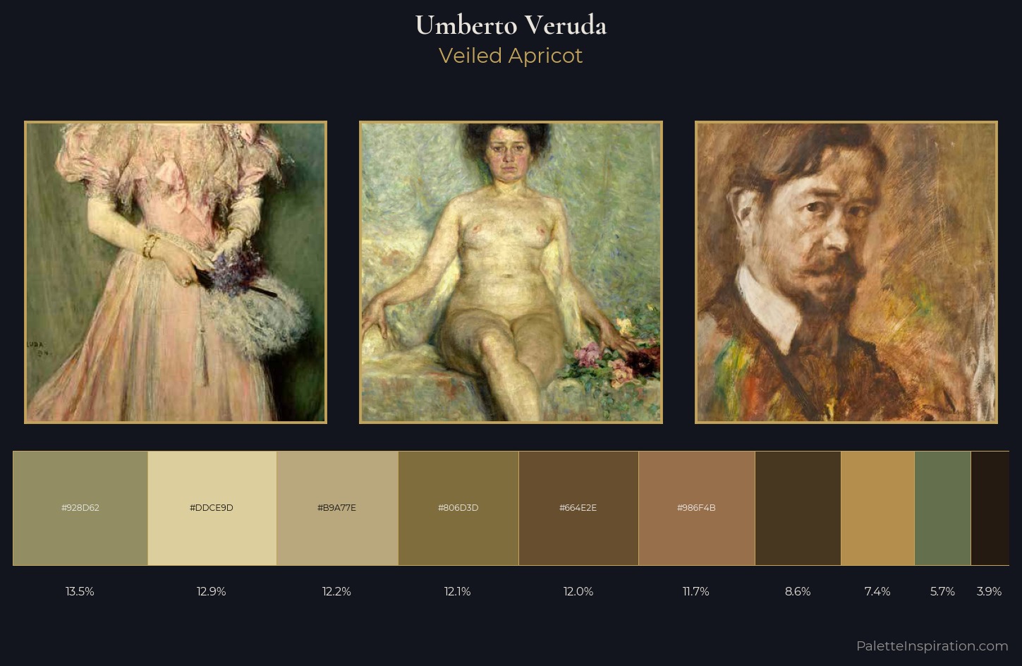Umberto Veruda Palette 5 — Veiled Apricot