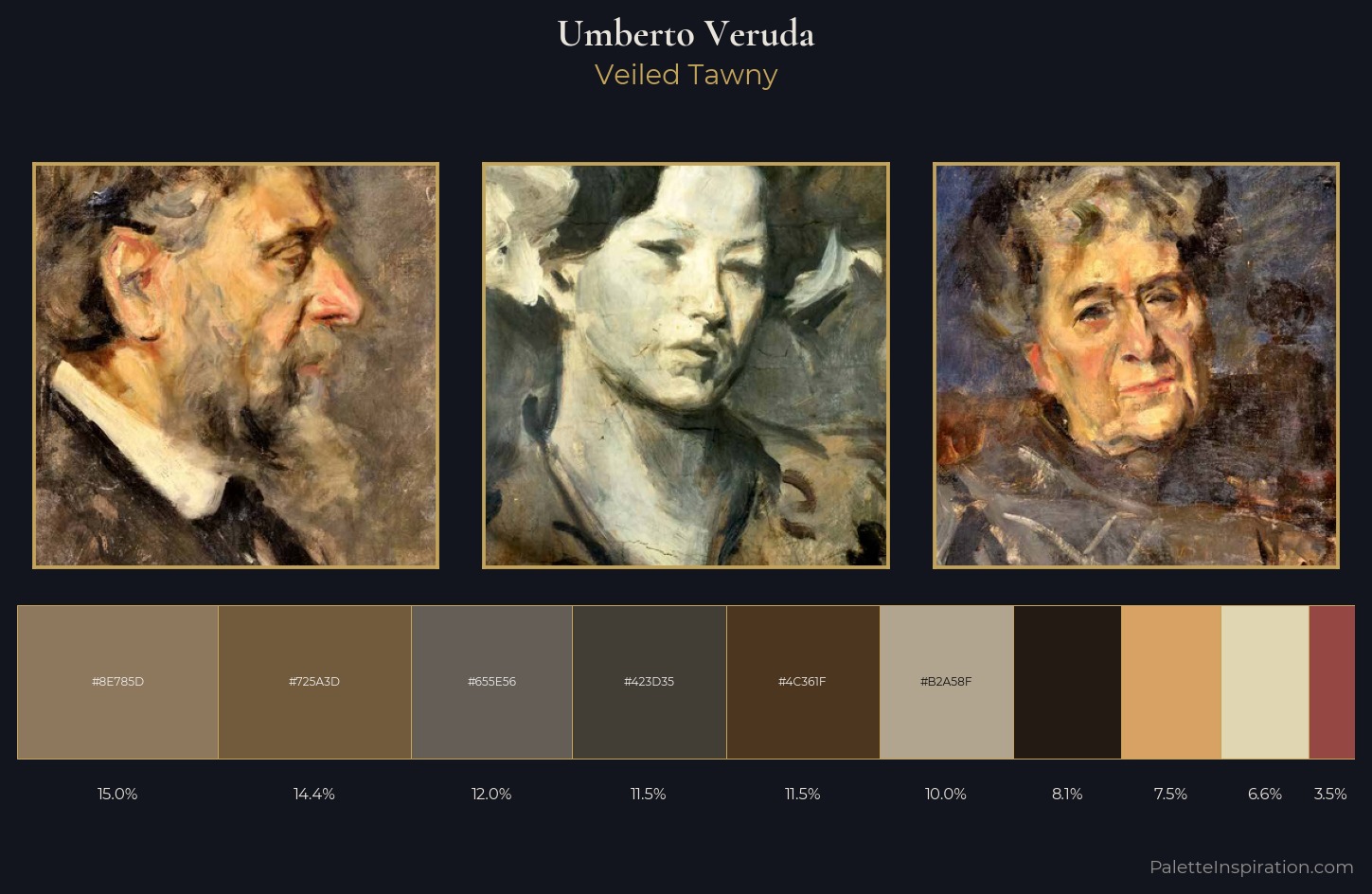 Umberto Veruda Palette 7 — Veiled Tawny