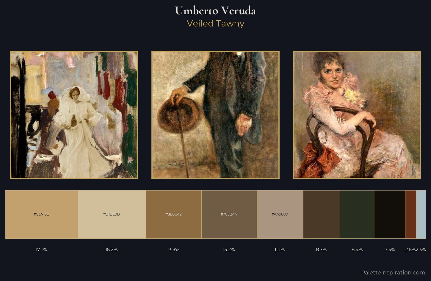 Umberto Veruda Palette 8 — Veiled Tawny
