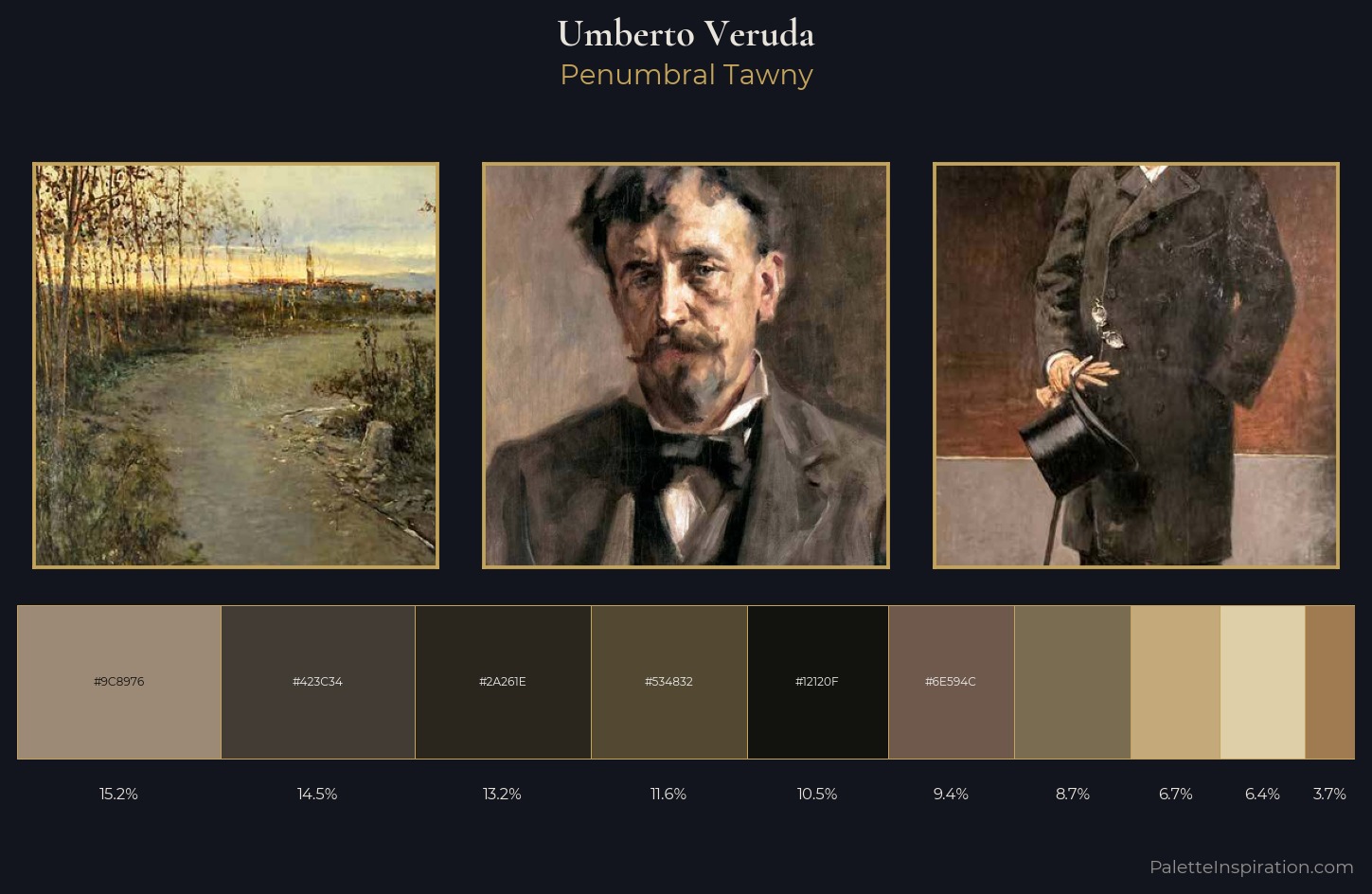 Umberto Veruda Palette 9 — Penumbral Tawny