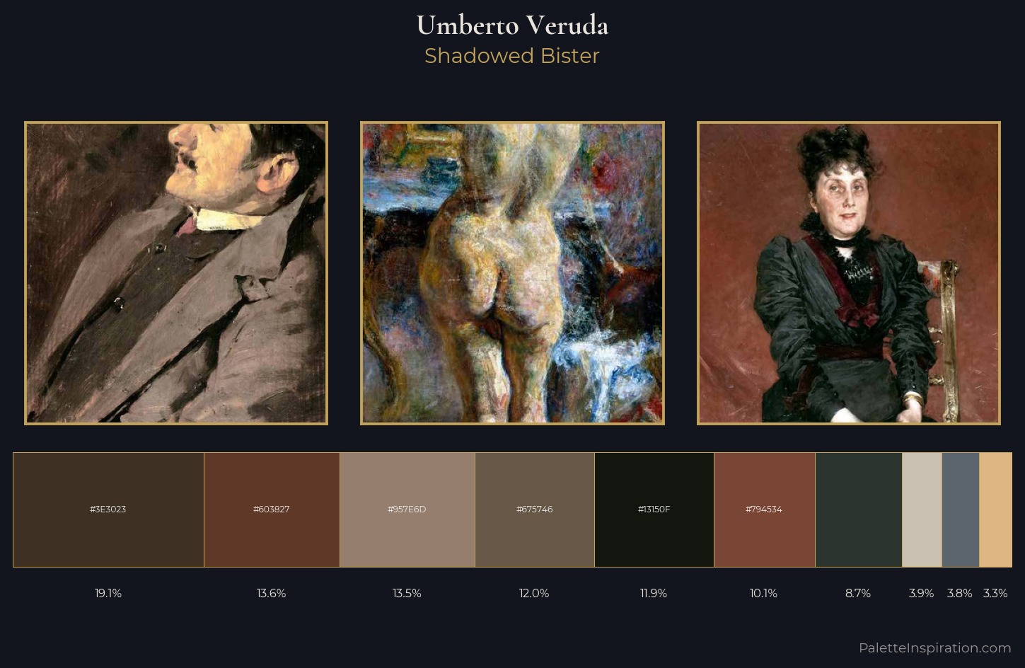Umberto Veruda Palette 11 — Shadowed Bister