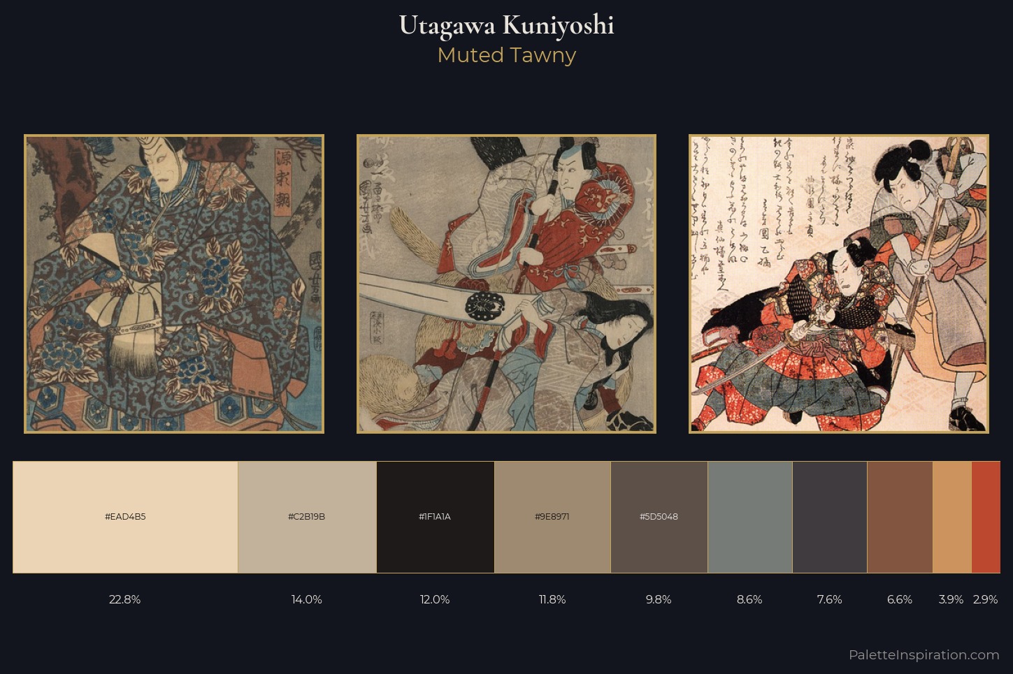 Utagawa Kuniyoshi Master Palette