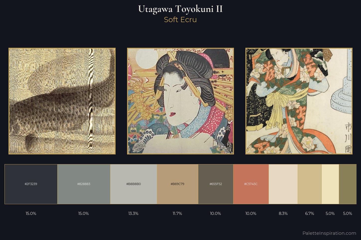 Utagawa Toyokuni II Master Palette