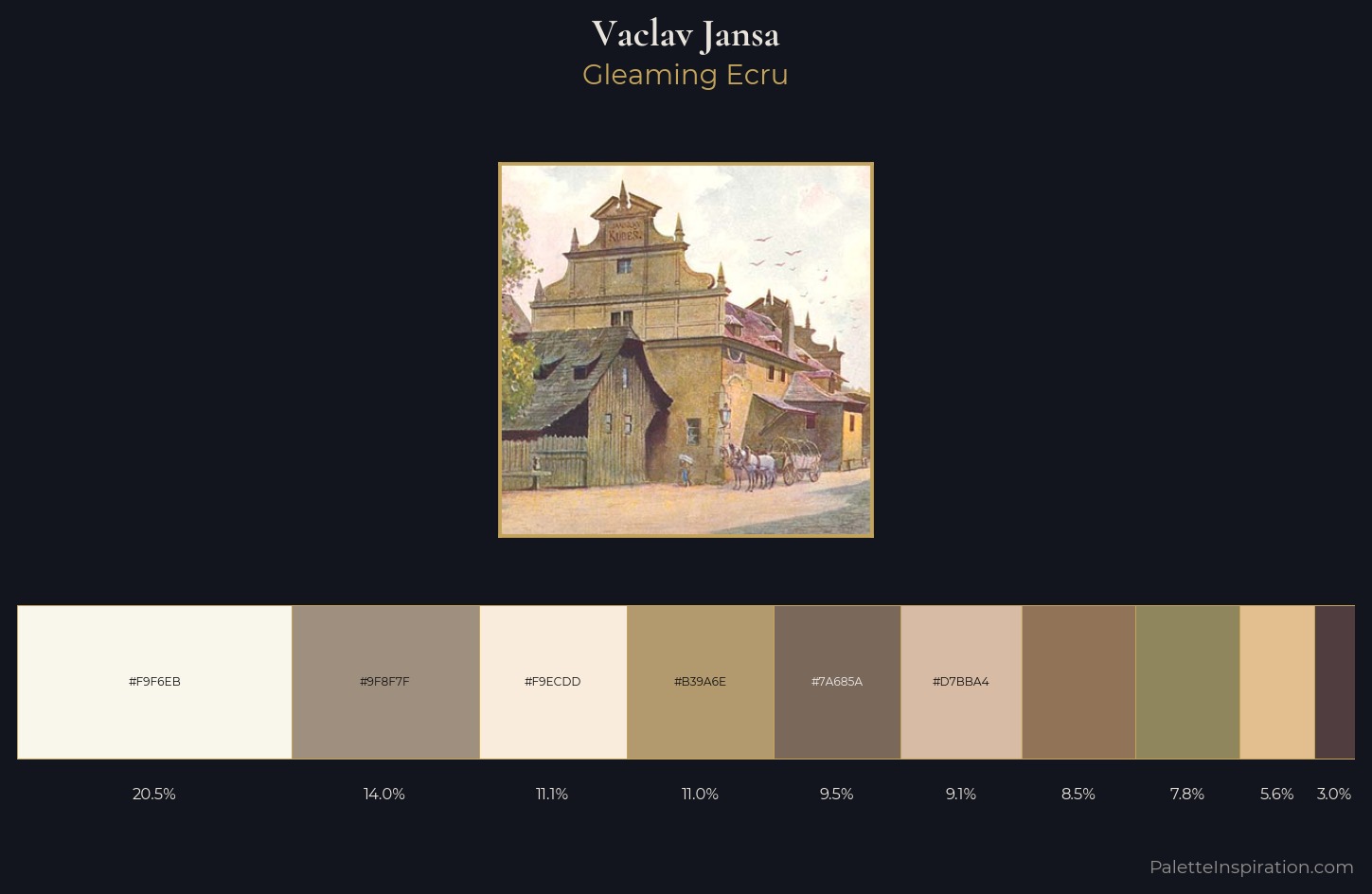 Vaclav Jansa Palette 1 — Gleaming Ecru