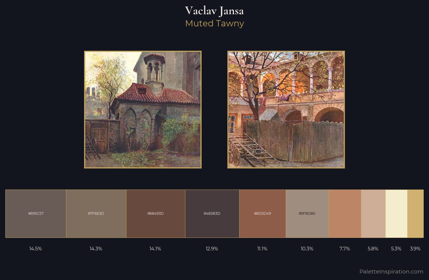 Vaclav Jansa Palette 2 — Muted Tawny