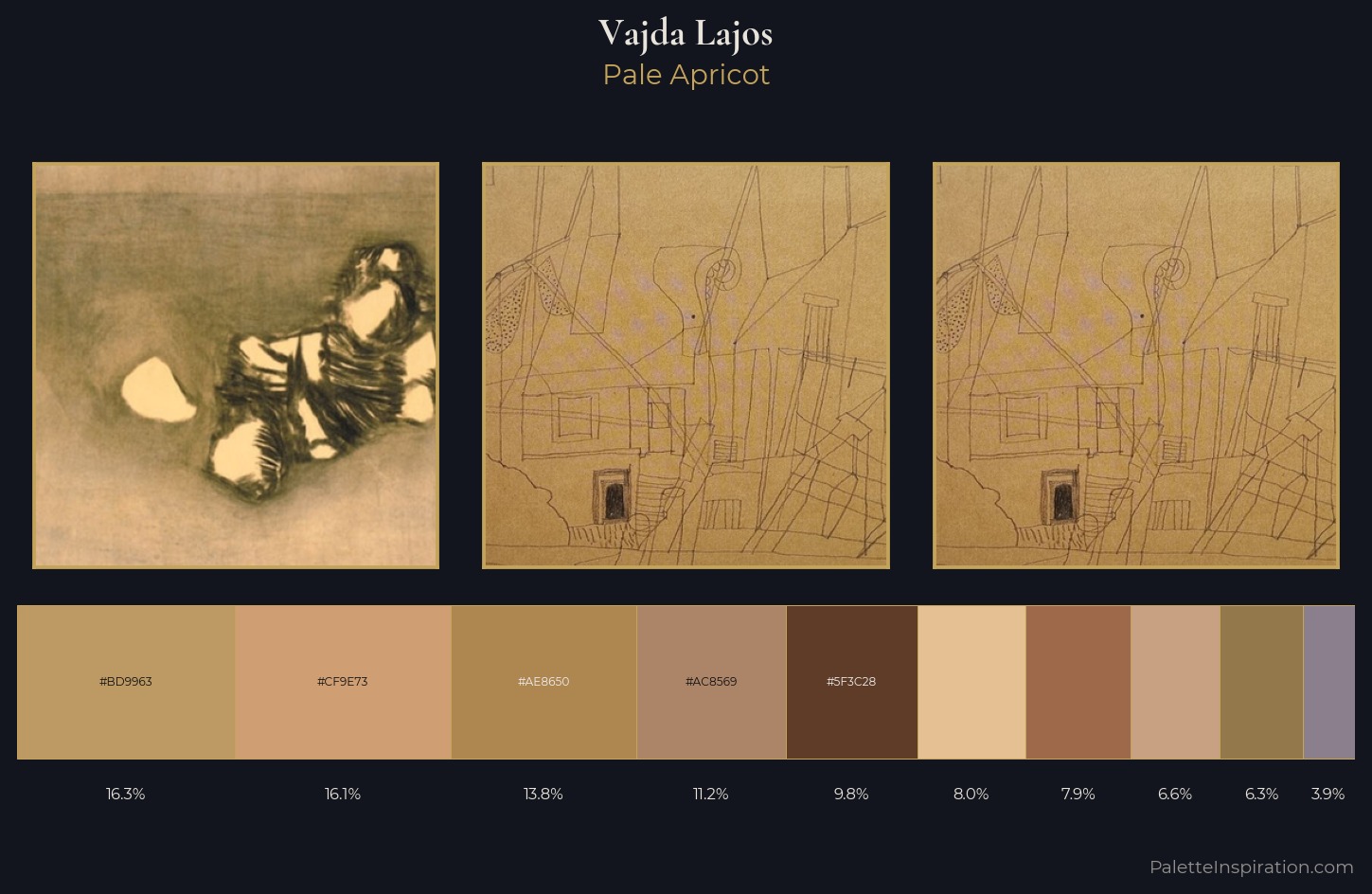 Vajda Lajos Palette 4 — Pale Apricot