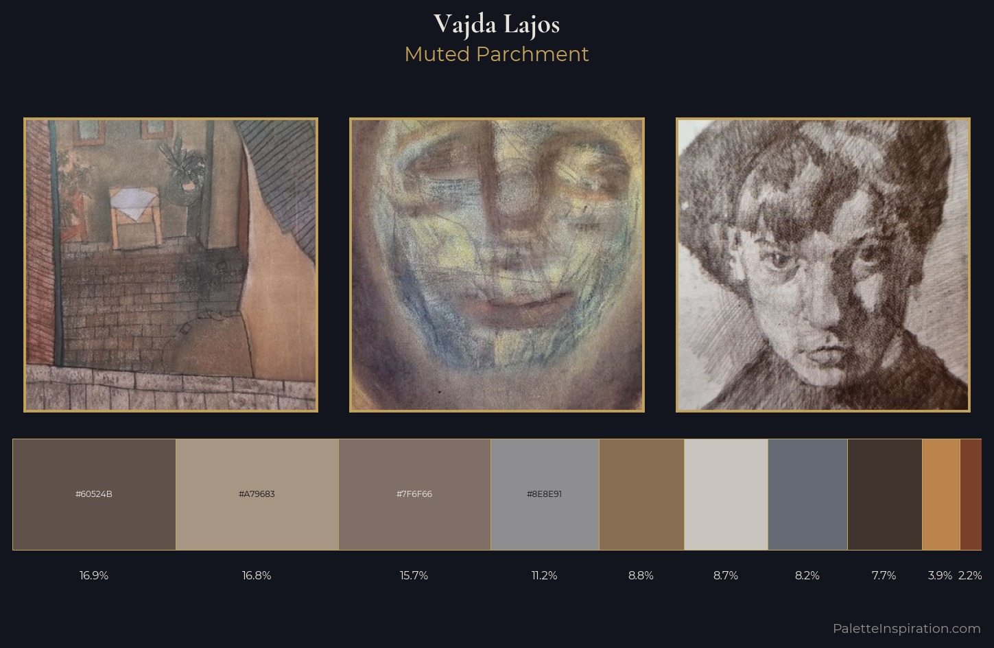 Vajda Lajos Palette 9 — Muted Parchment