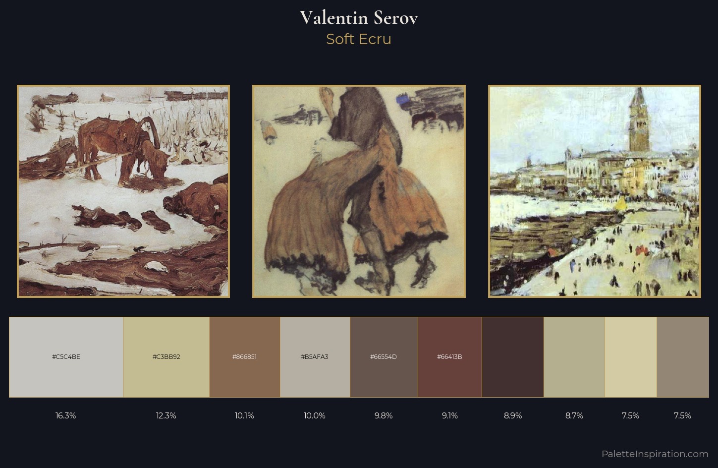 Valentin Serov Palette 1 — Soft Ecru