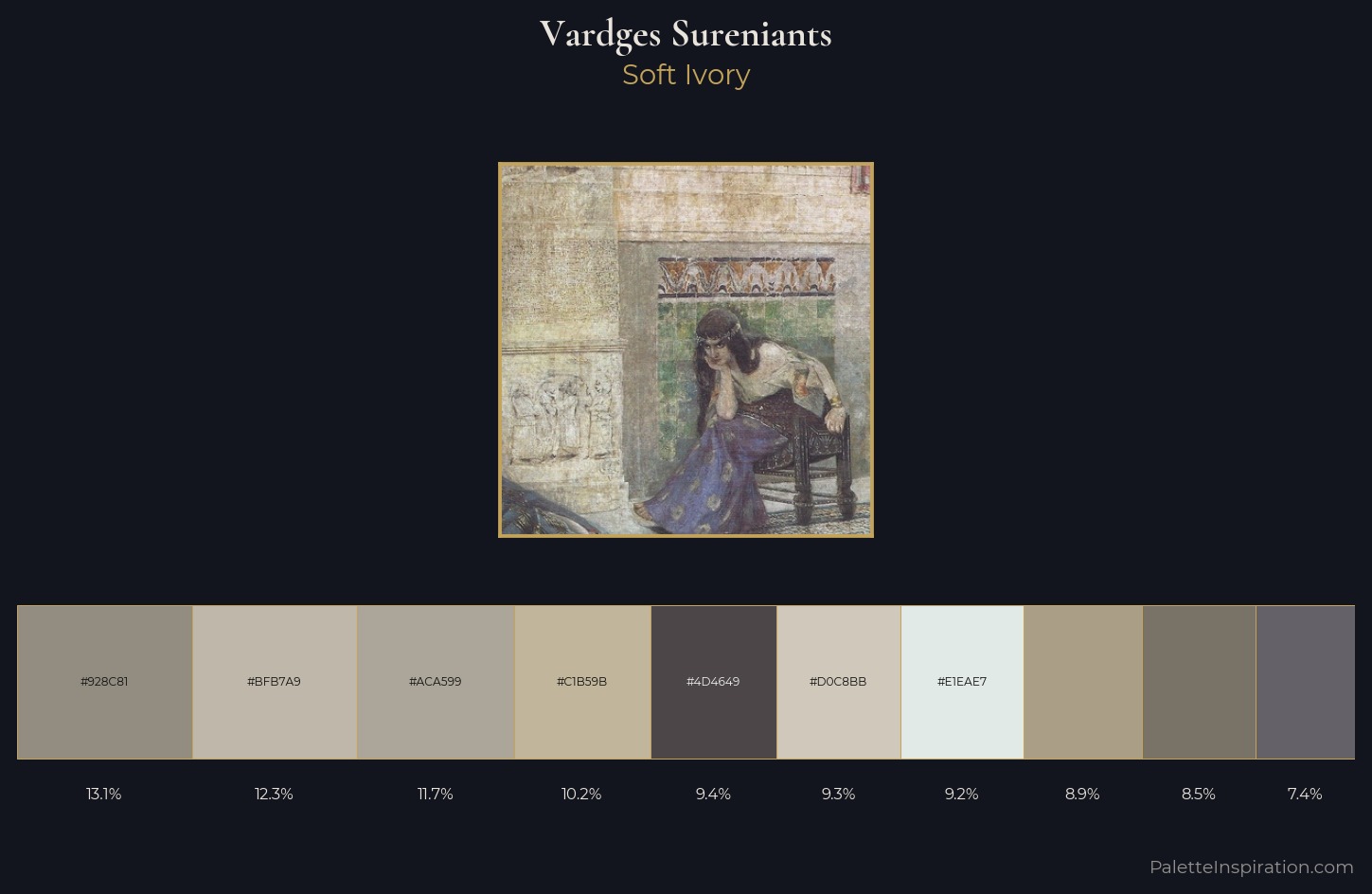 Vardges Sureniants Palette 1 — Soft Ivory