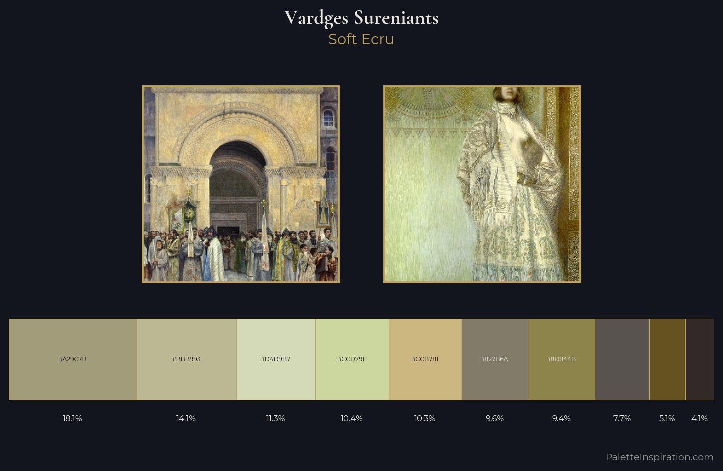 Vardges Sureniants Palette 2 — Soft Ecru
