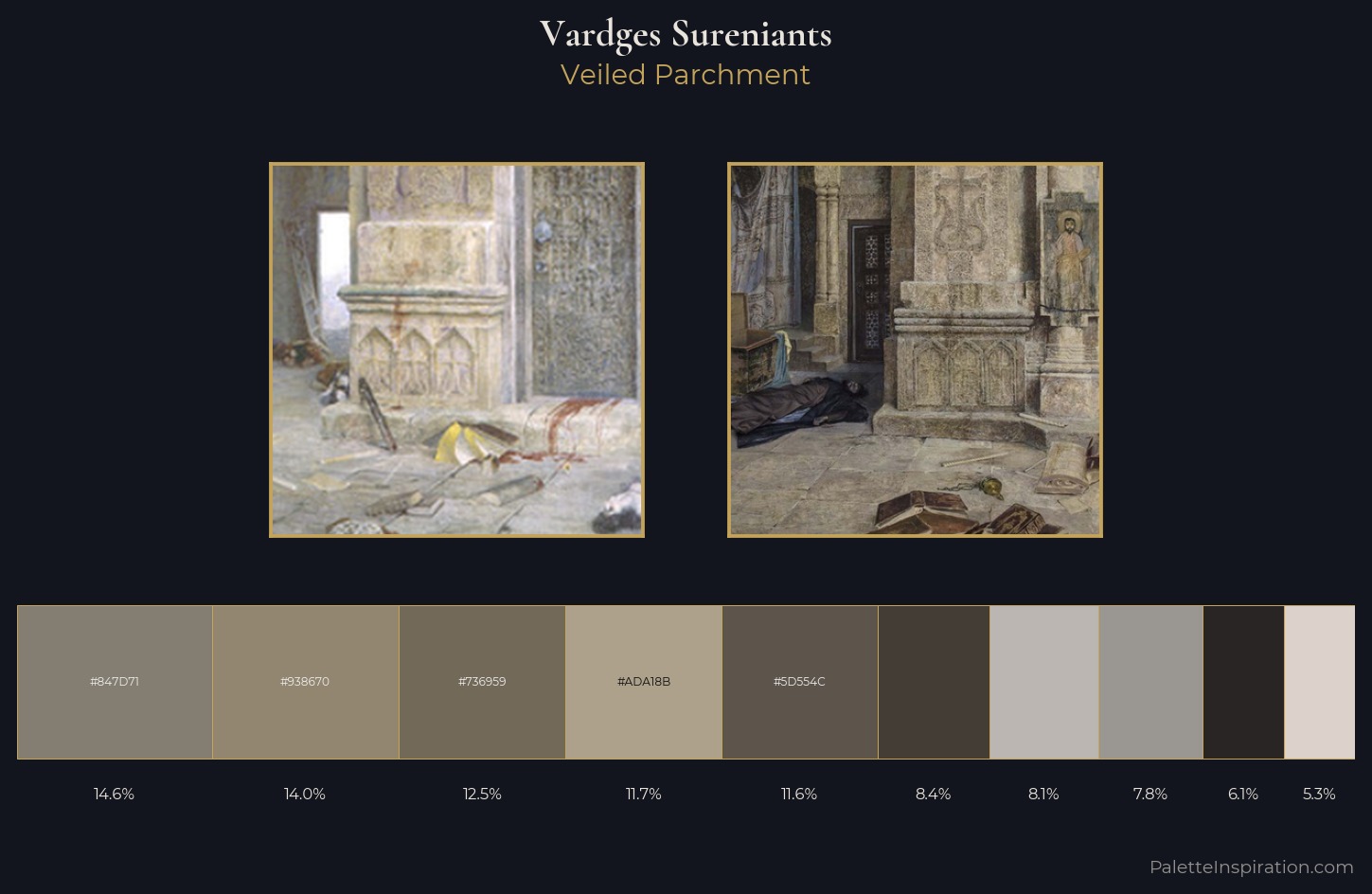 Vardges Sureniants Palette 3 — Veiled Parchment