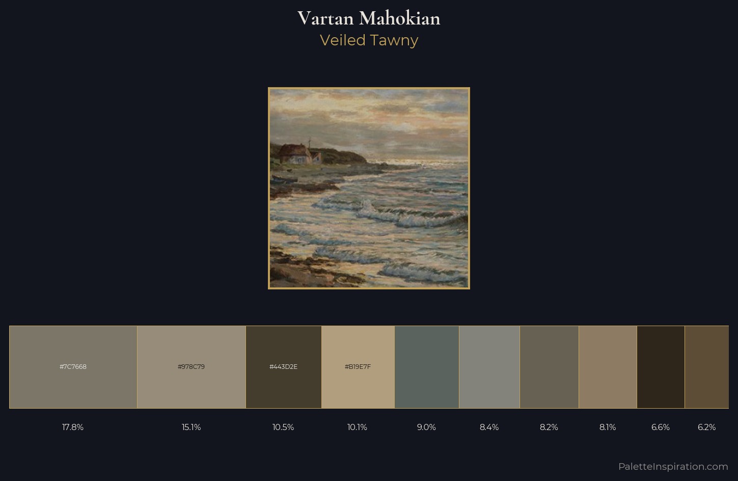 Vartan Mahokian Palette 2 — Veiled Tawny
