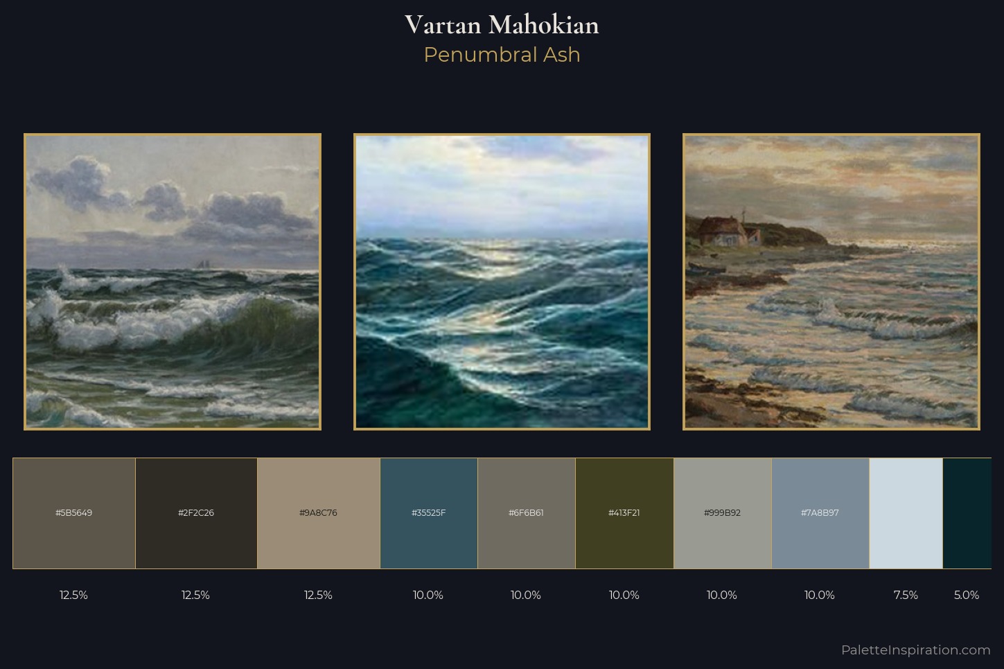 Vartan Mahokian Master Palette — Penumbral Ash