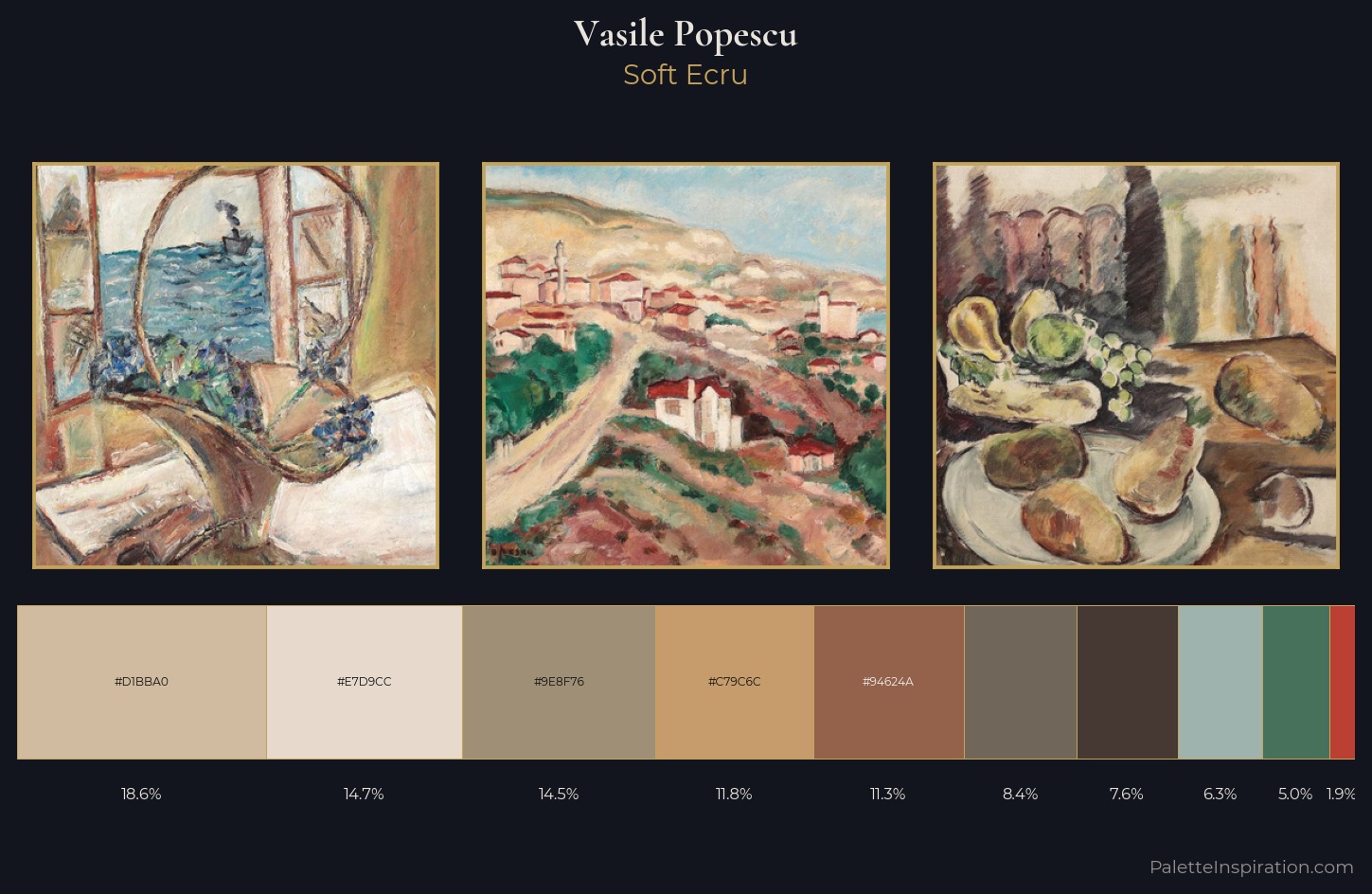 Vasile Popescu Palette 2 — Soft Ecru