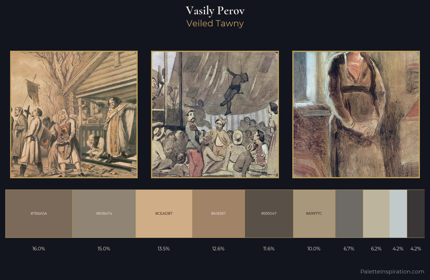 Vasily Perov Palette 1 — Veiled Tawny