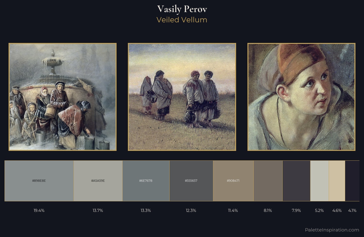 Vasily Perov Palette 2 — Veiled Vellum