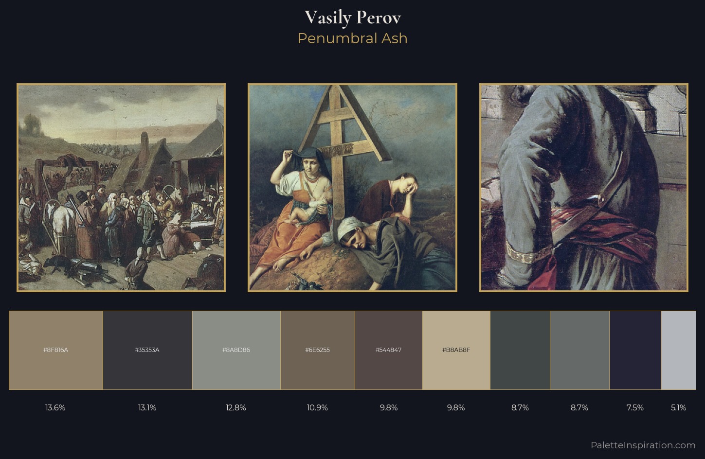 Vasily Perov Palette 9 — Penumbral Ash