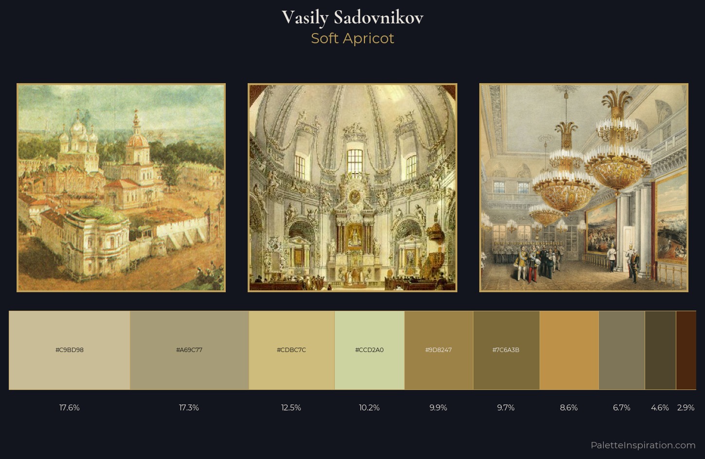 Vasily Sadovnikov Palette 4 — Soft Apricot
