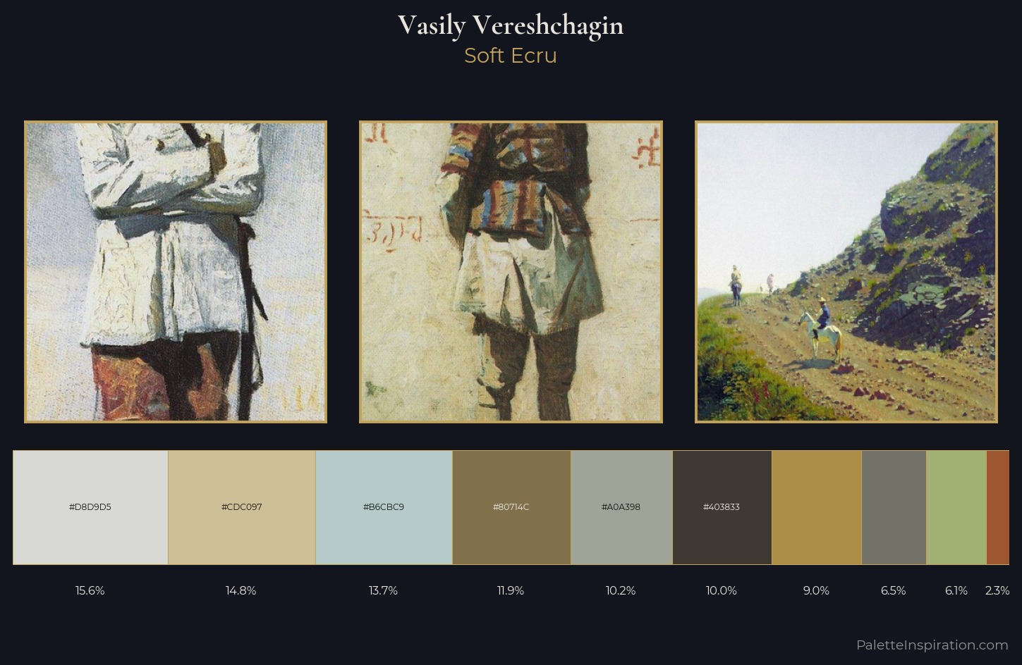 Vasily Vereshchagin Palette 2 — Soft Ecru