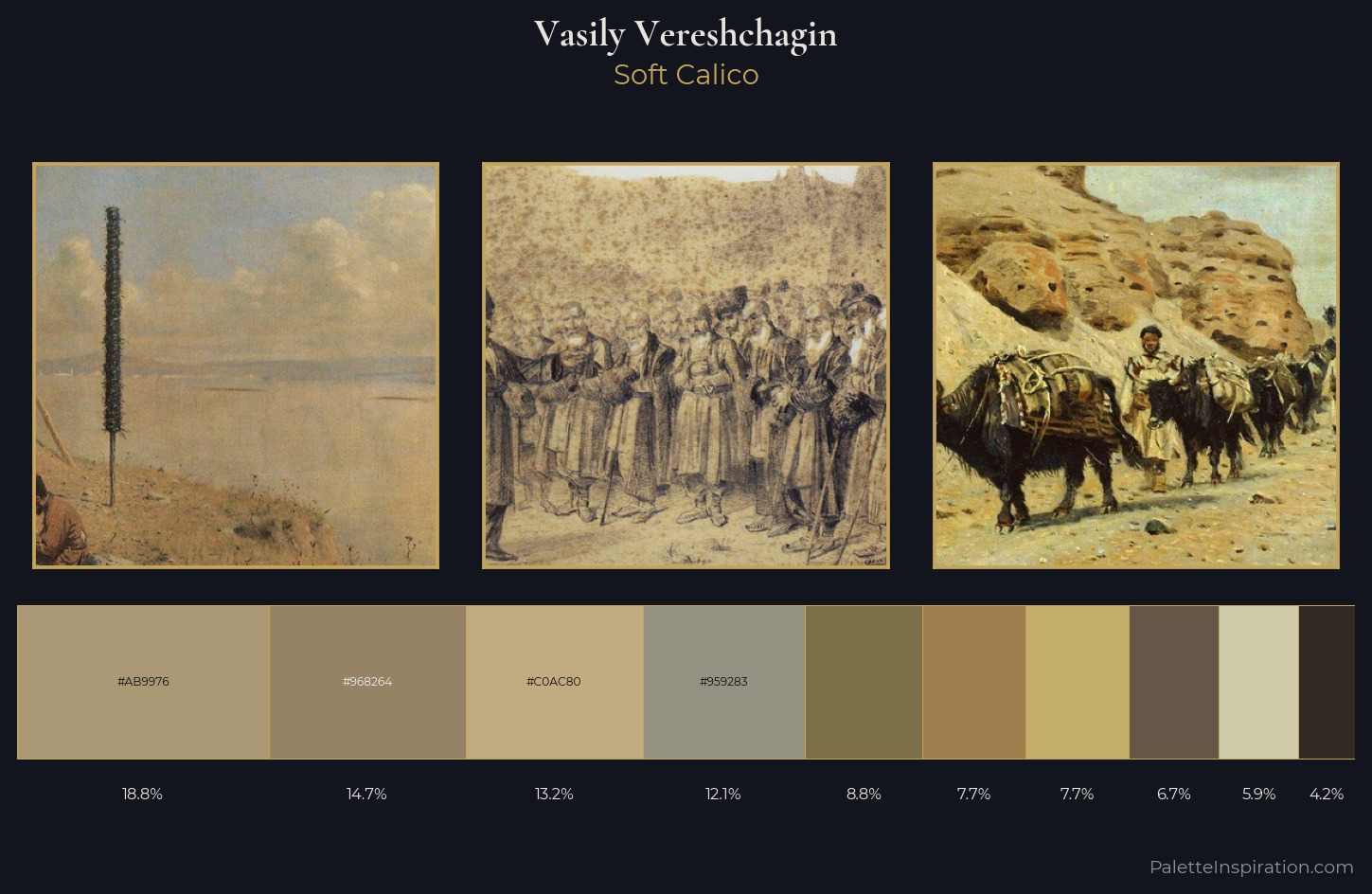 Vasily Vereshchagin Palette 5 — Soft Calico