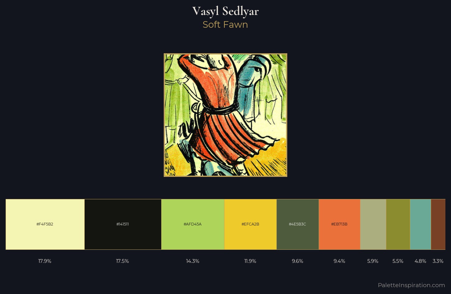 Vasyl Sedlyar Palette 1 — Soft Fawn