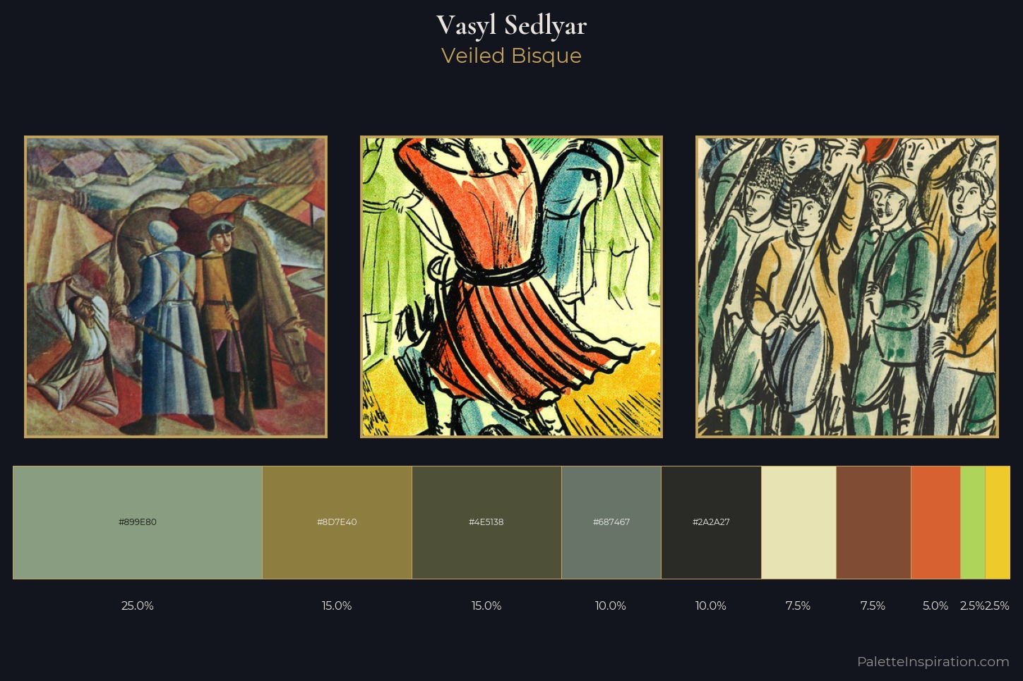 Vasyl Sedlyar Master Palette — Veiled Bisque