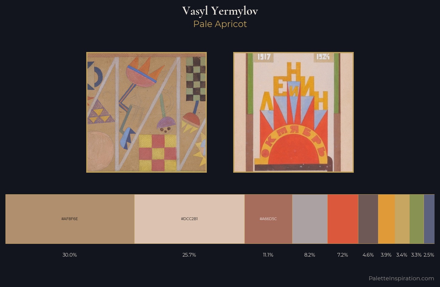 Vasyl Yermylov Palette 2 — Pale Apricot