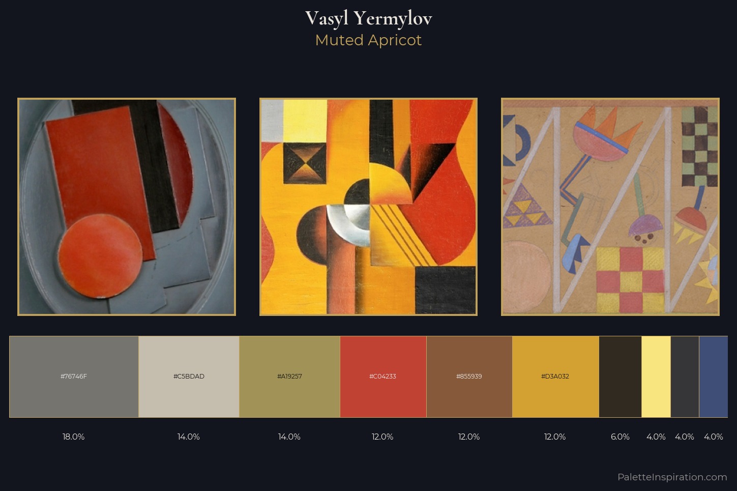 Vasyl Yermylov Master Palette — Muted Apricot