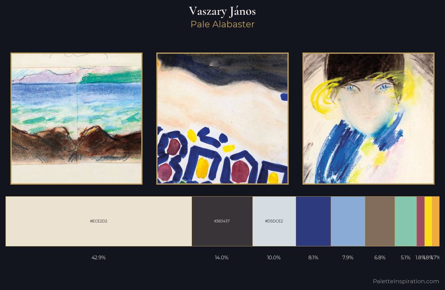 Vaszary János Palette 5 — Pale Alabaster