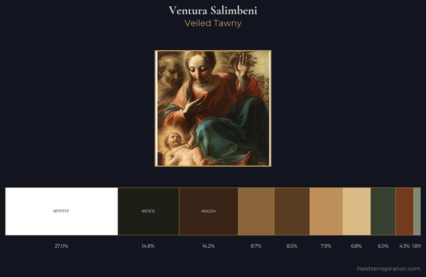Ventura Salimbeni Palette 1 — Veiled Tawny