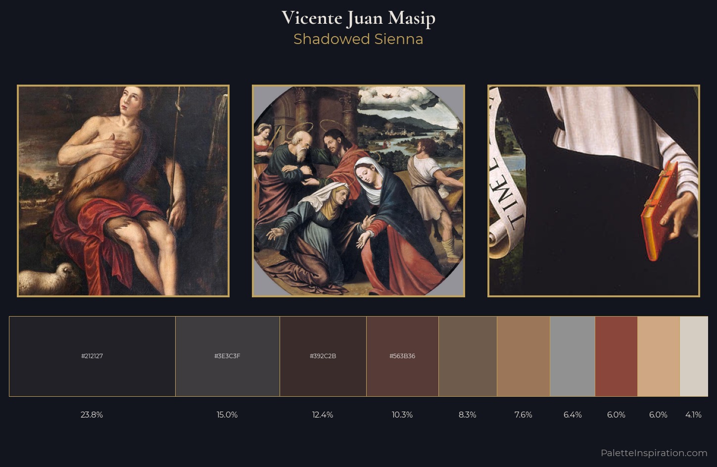 Vicente Juan Masip Palette 2 — Shadowed Sienna
