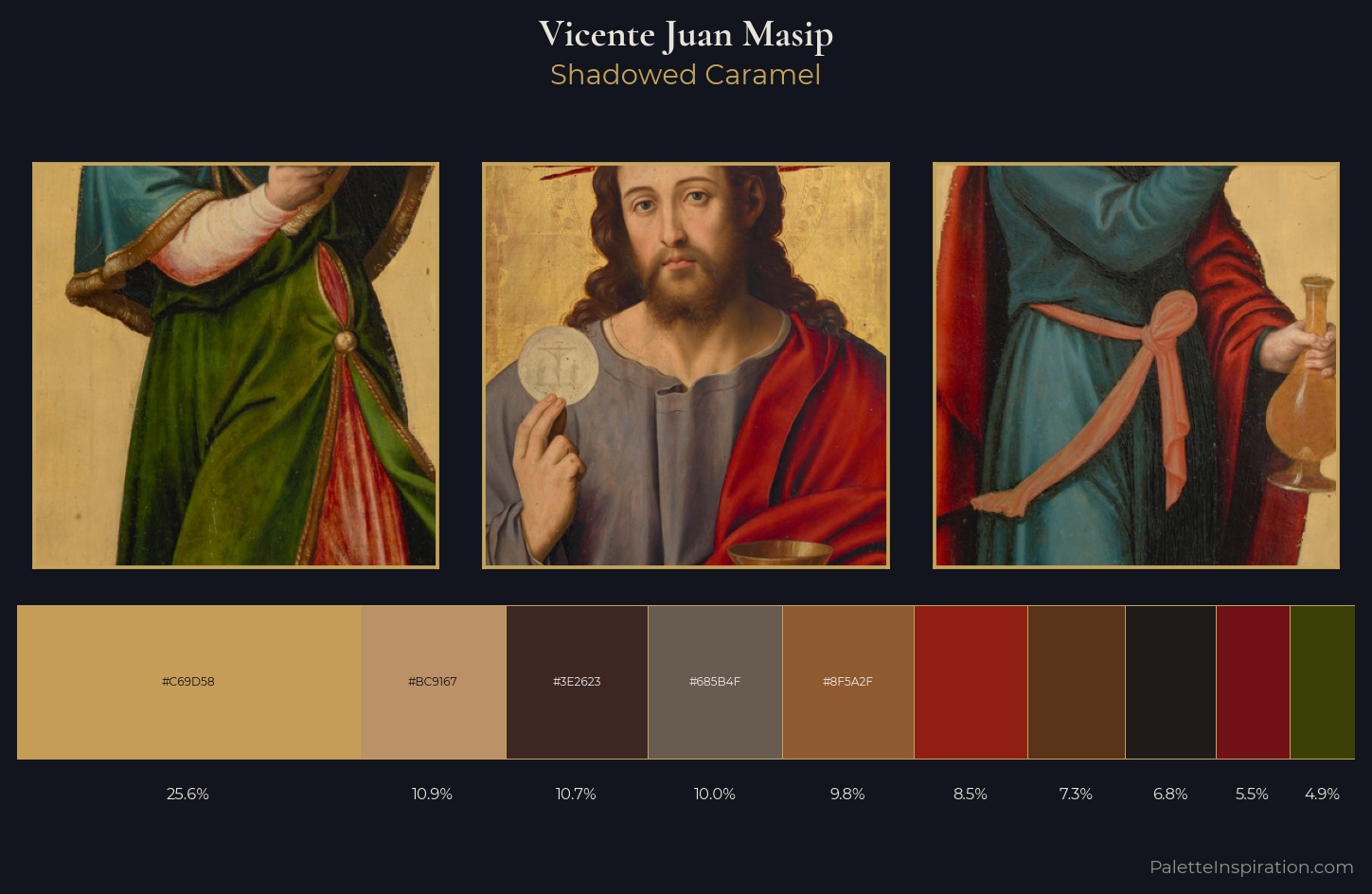 Vicente Juan Masip Palette 6 — Shadowed Caramel