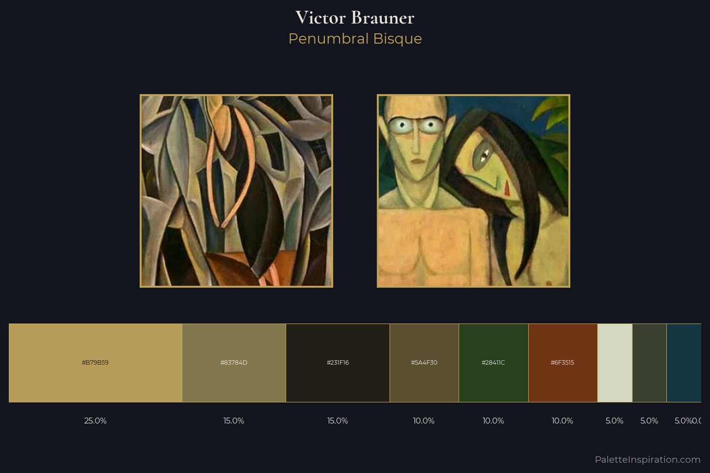 Victor Brauner Master Palette — Penumbral Bisque