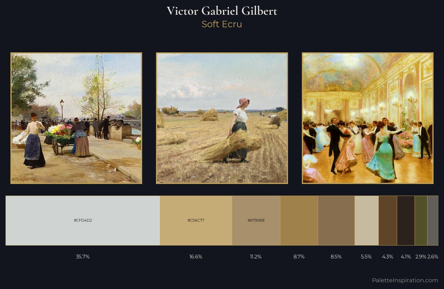 Victor Gabriel Gilbert Palette 2 — Soft Ecru