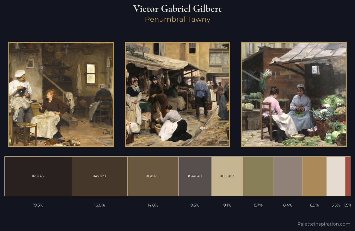 Victor Gabriel Gilbert Palette 3 — Penumbral Tawny