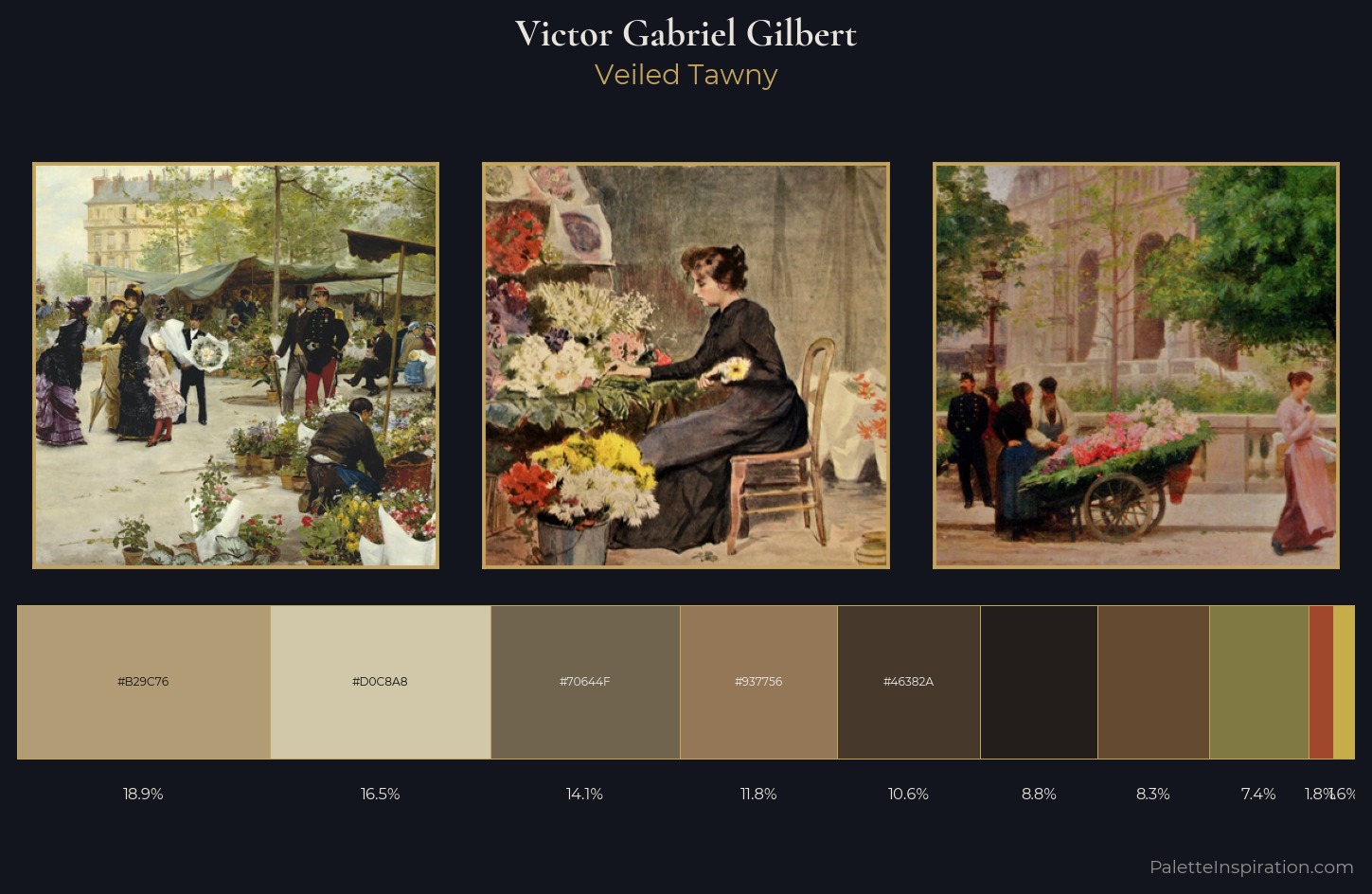 Victor Gabriel Gilbert Palette 5 — Veiled Tawny