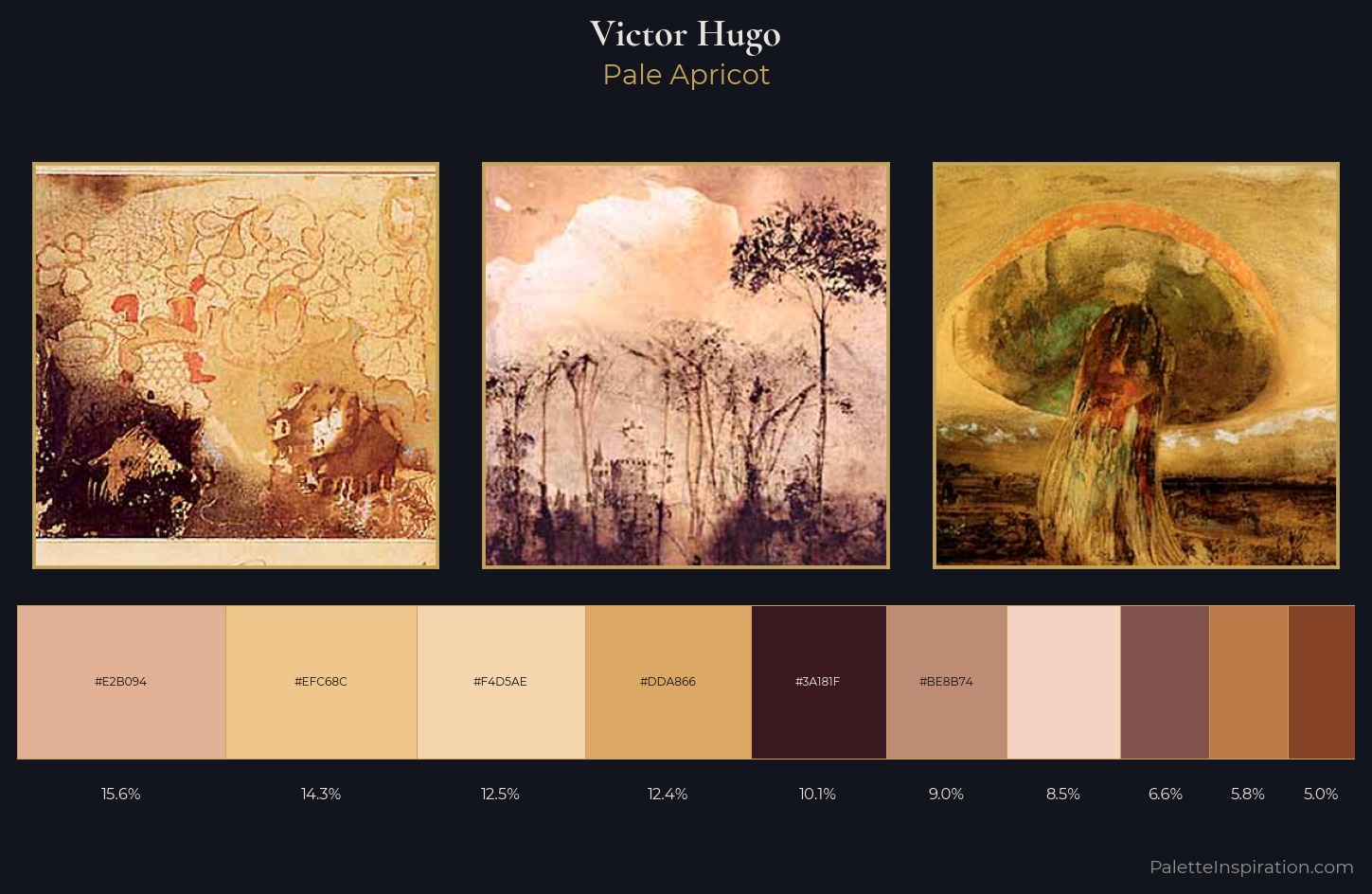 Victor Hugo Palette 1 — Pale Apricot