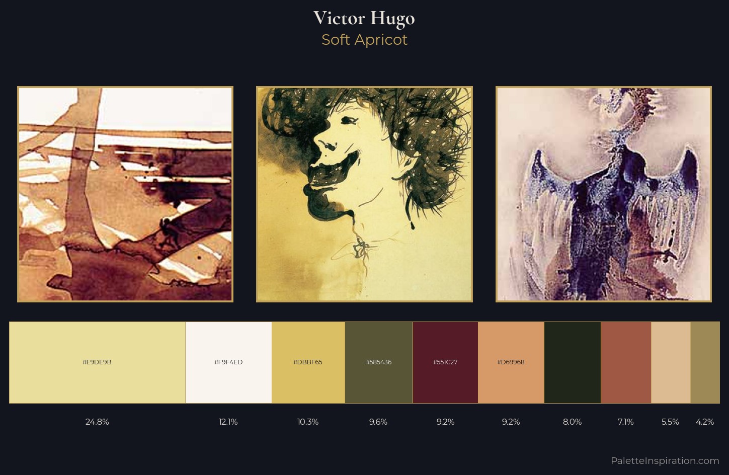 Victor Hugo Palette 3 — Soft Apricot